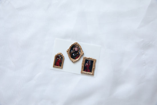 RED Framed Wax Seal Stickers & Magnets