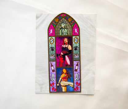 Midwest Princess Stained Glass Fridge Magnet