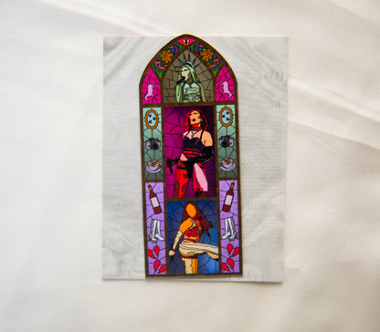 Midwest Princess Stained Glass Fridge Magnet