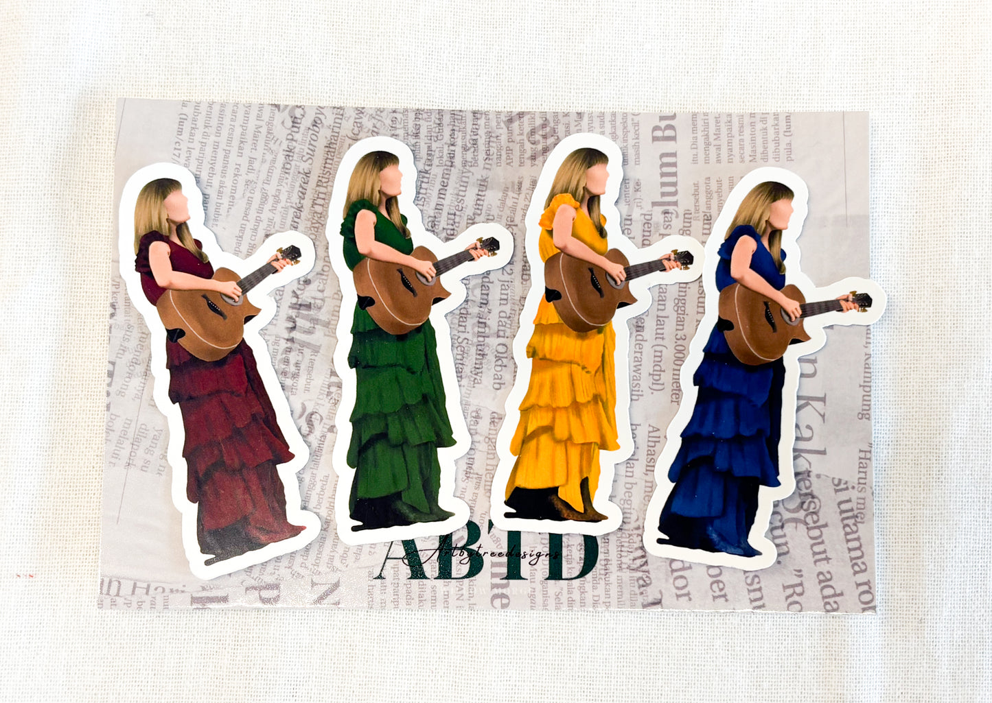 Surprise Song Dress Stickers