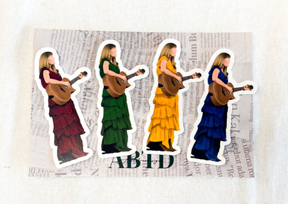 Surprise Song Dress Stickers