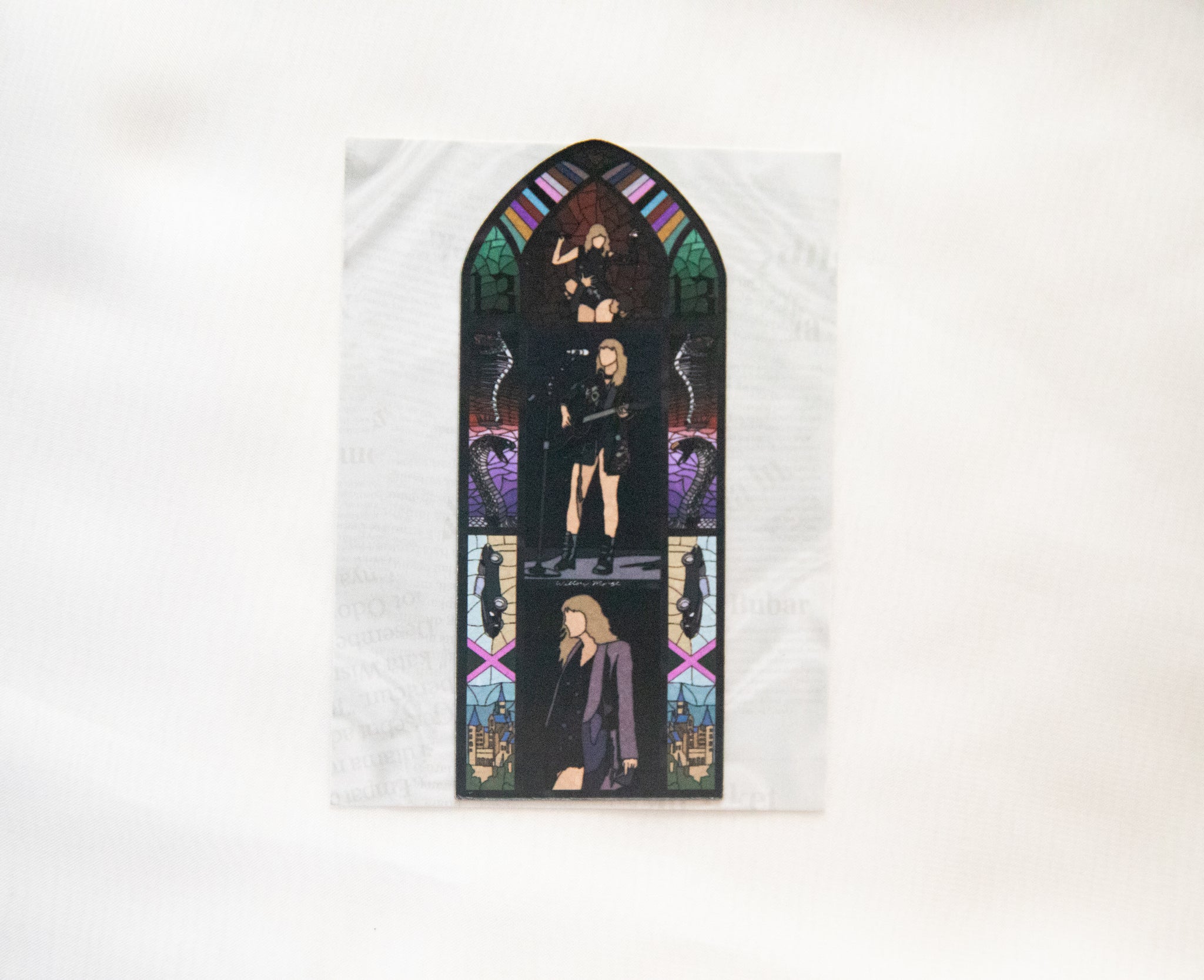 Rep Tour Stained Glass Fridge Magnet
