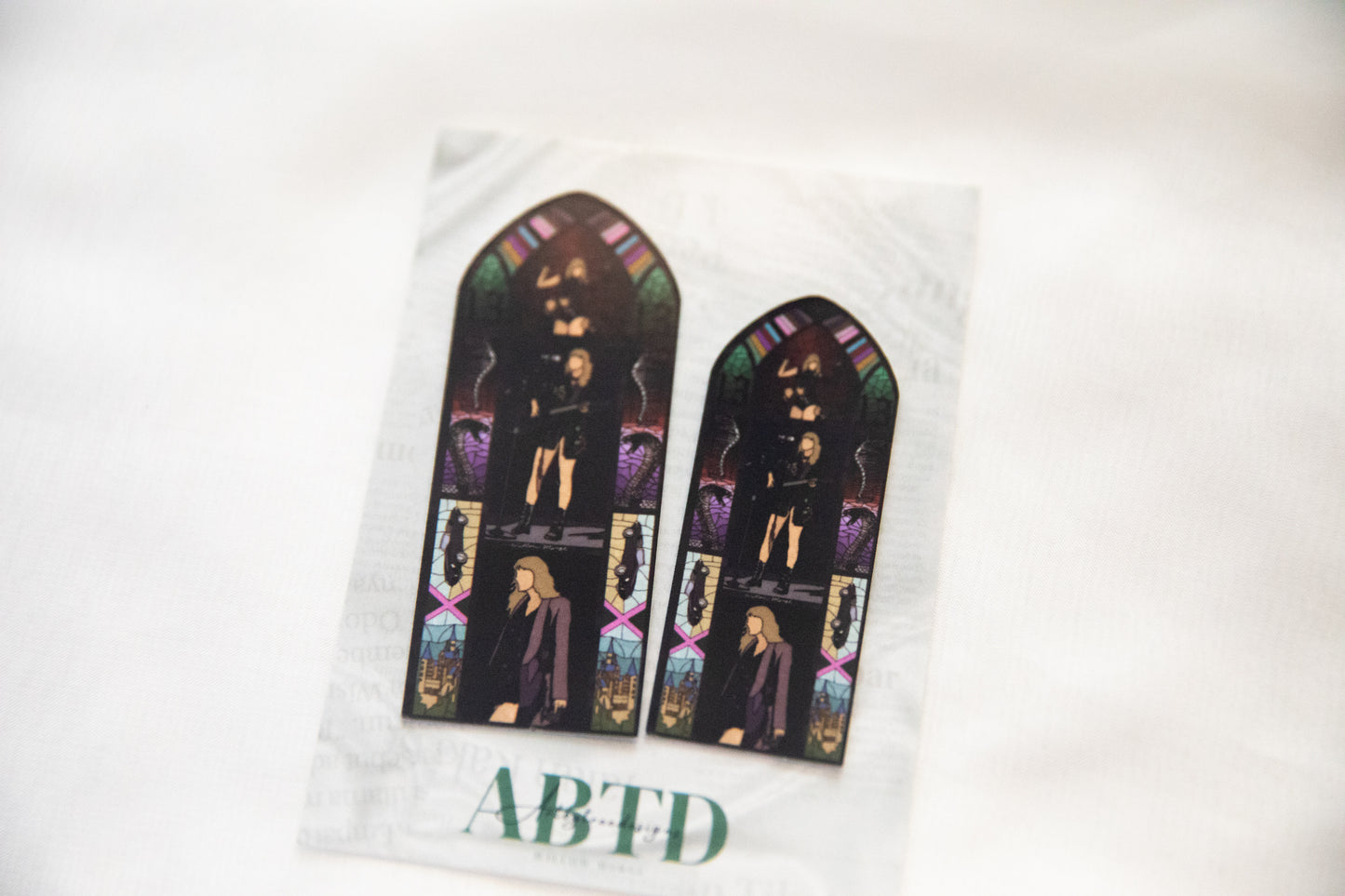 Rep Tour Stained Glass Sticker