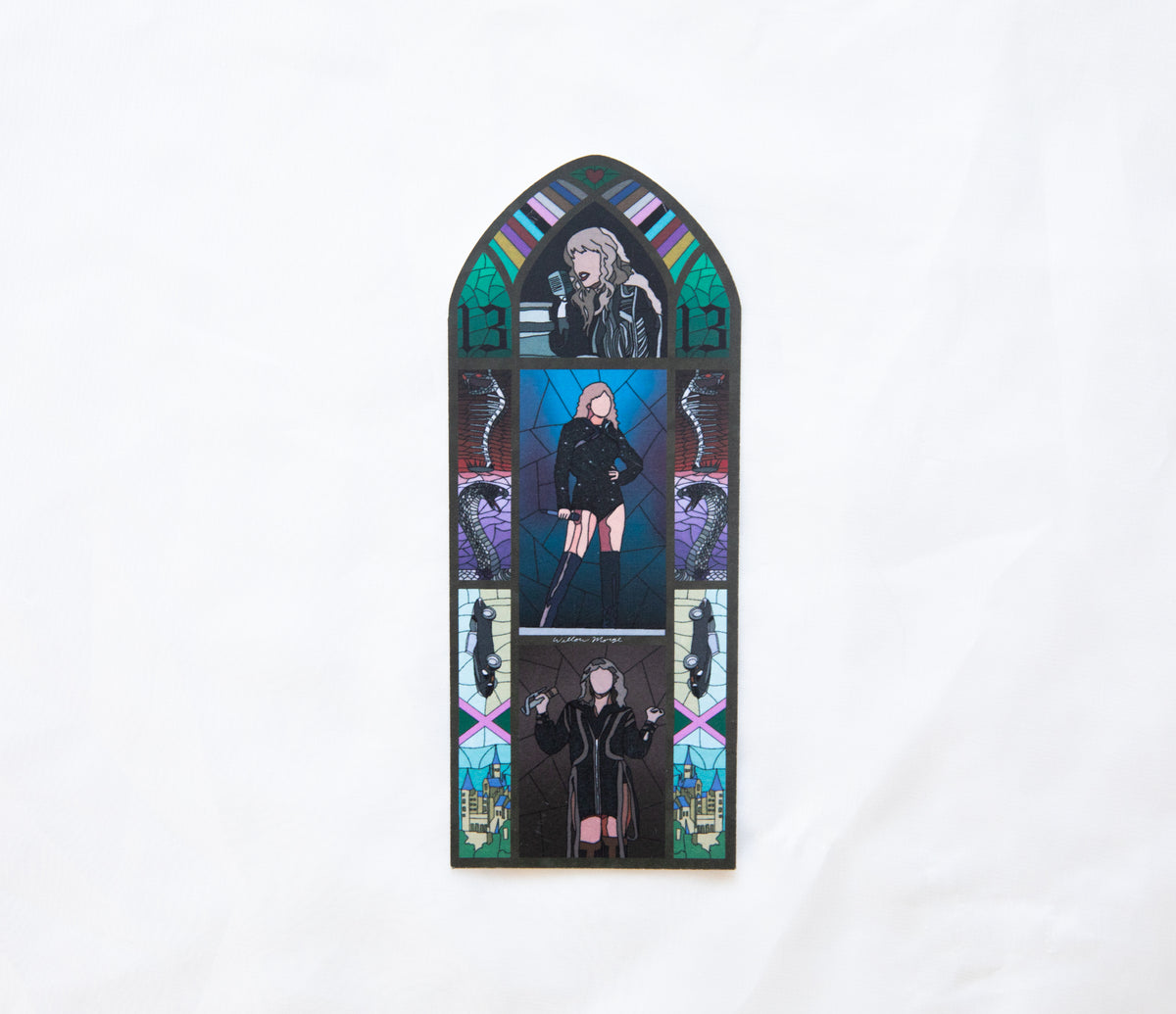 Rep Tour Version 2 Stained Glass Bookmark – ArtbyTreeDesigns