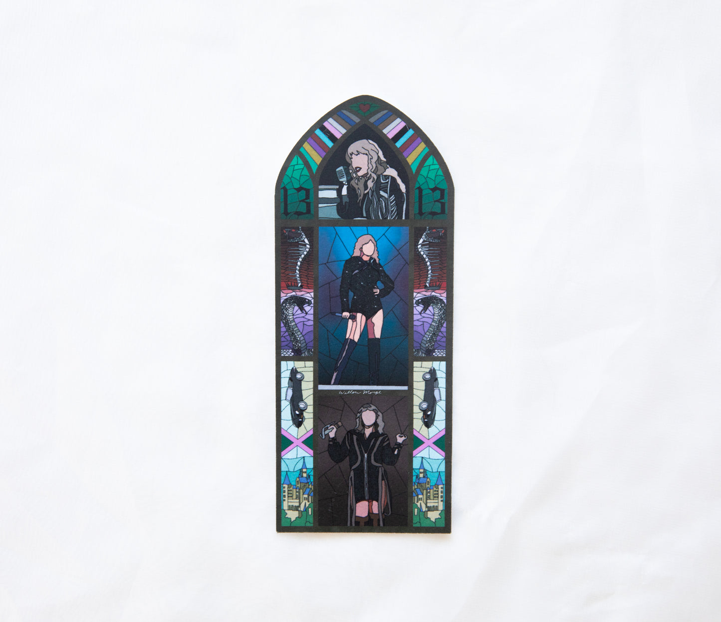 Rep Tour Version 2 Stained Glass Fridge Magnet