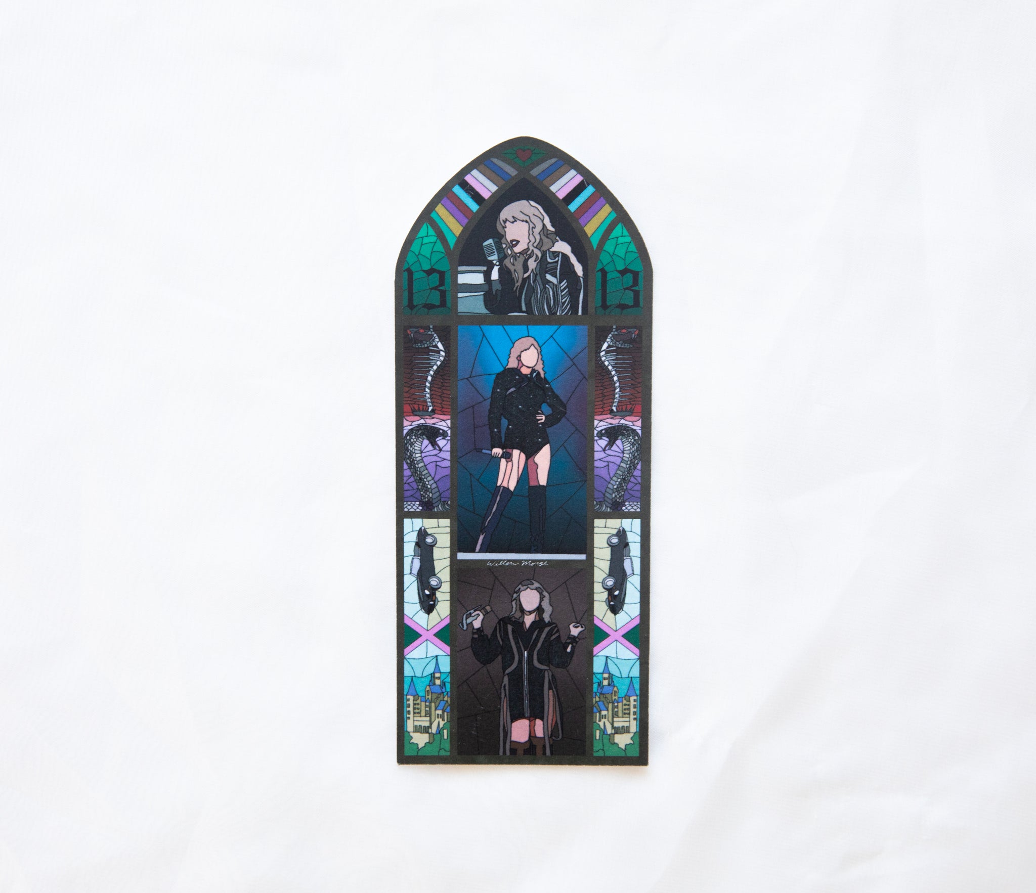 Rep Tour Version 2 Stained Glass Fridge Magnet