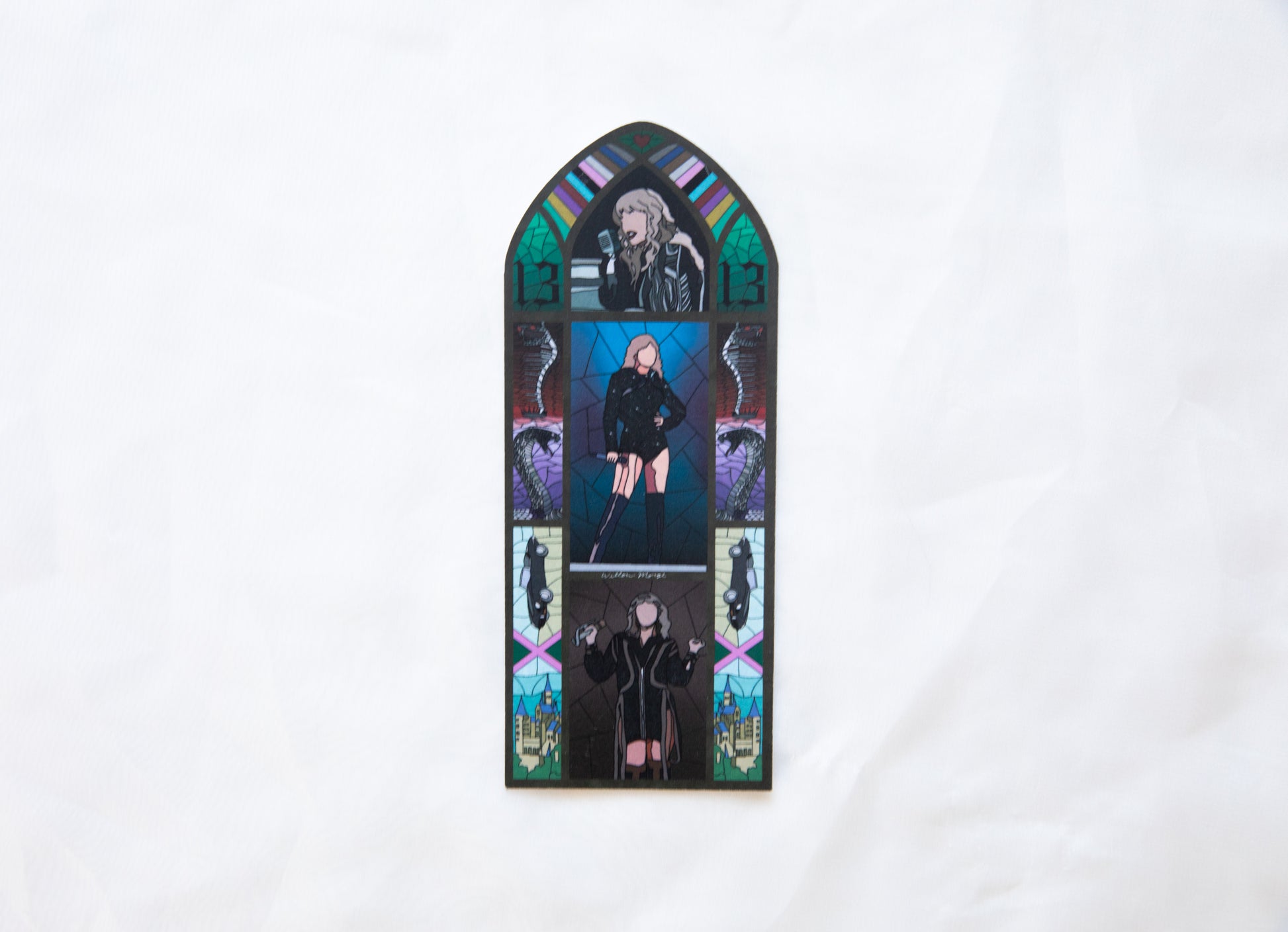 Rep Tour Version 2 Stained Glass Fridge Magnet