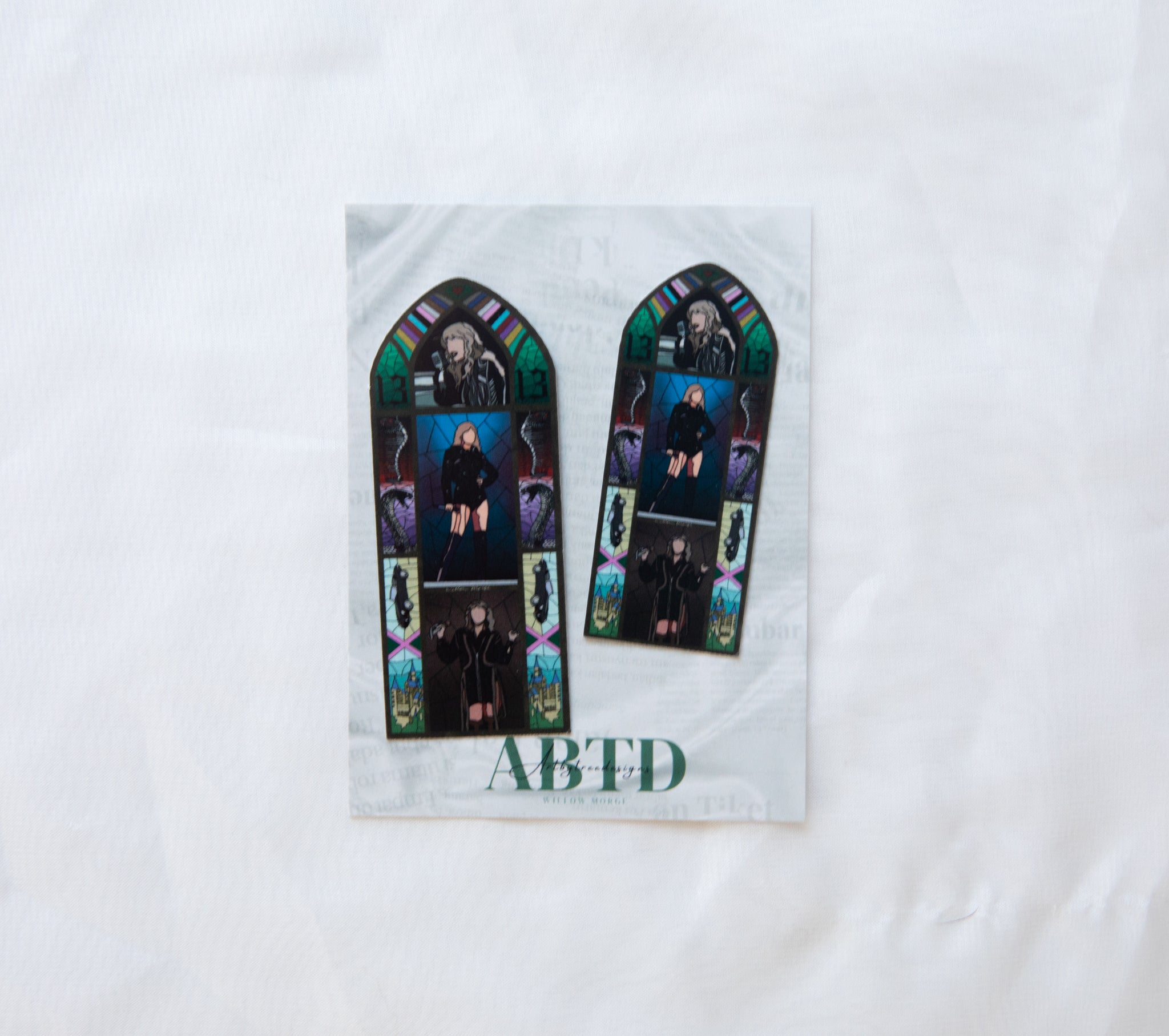 Rep Tour Version 2 Stained Glass Sticker