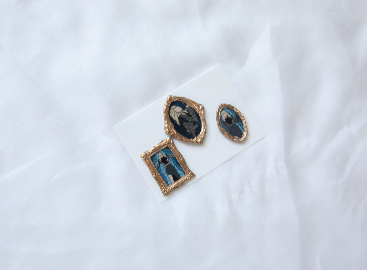 Reputation Framed Wax Seal Stickers & Magnets