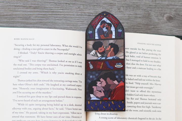 Skip (HR) Stained Glass Bookmark