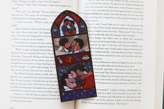 Skip (HR) Stained Glass Bookmark