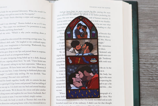 Skip (HR) Stained Glass Bookmark