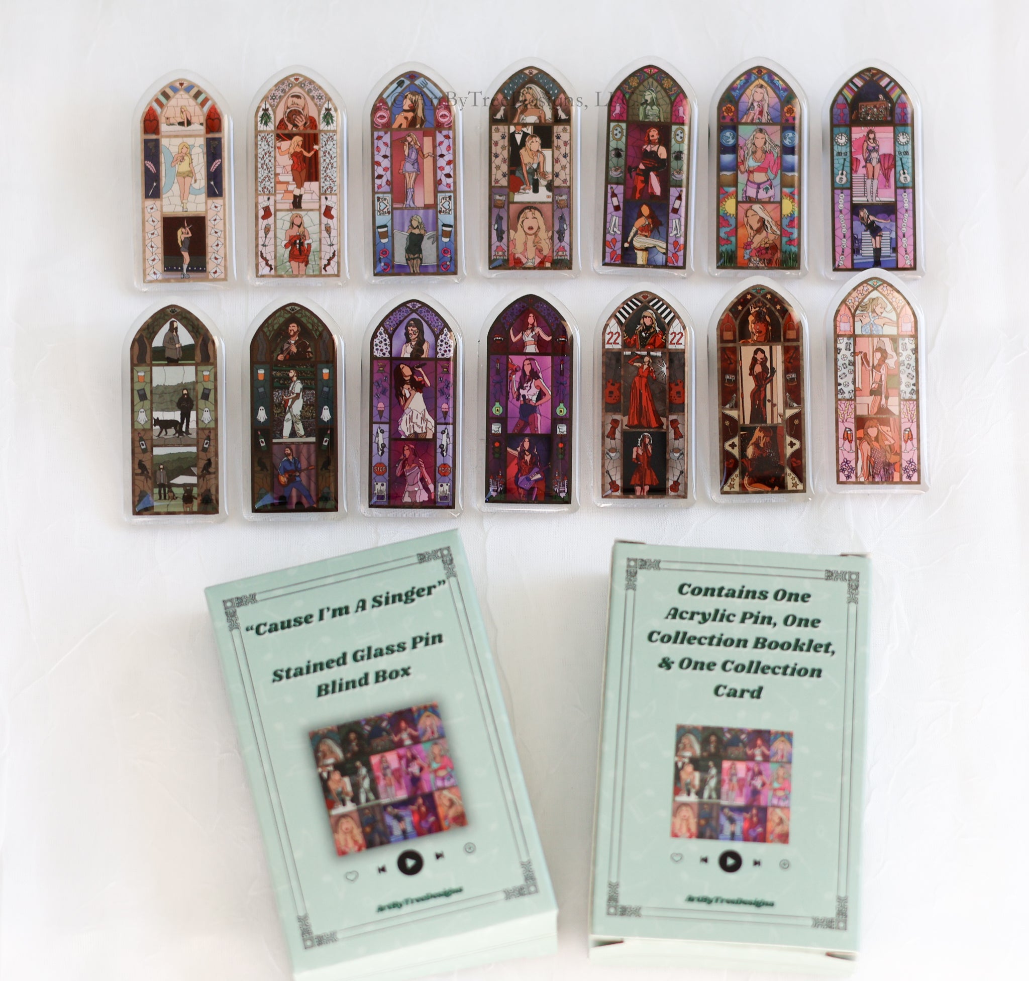 'Cause I'm A Singer Acrylic Pin Blind Box