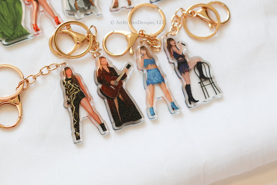 Eras Outfits Acrylic Keychain Blind Box