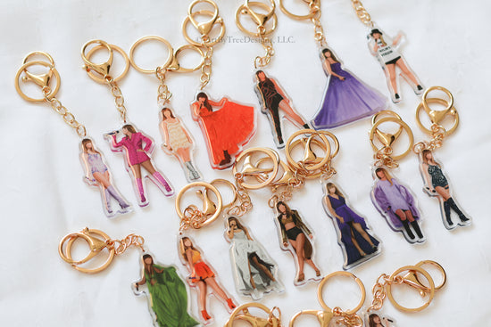 Eras Outfits Acrylic Keychain Blind Box