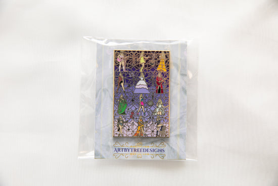 Eras Stained Glass Enamel Pin