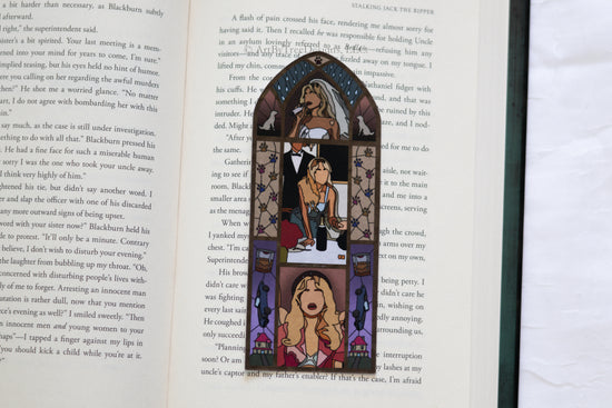 Man's Best Friend Stained Glass Bookmark