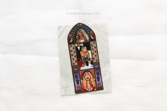 Man's Best Friend Stained Glass Fridge Magnet