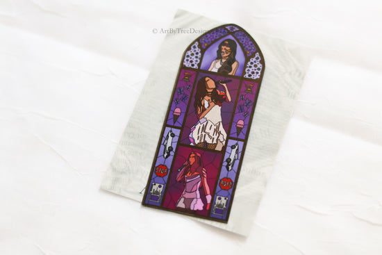 Sour Stained Glass Fridge Magnet
