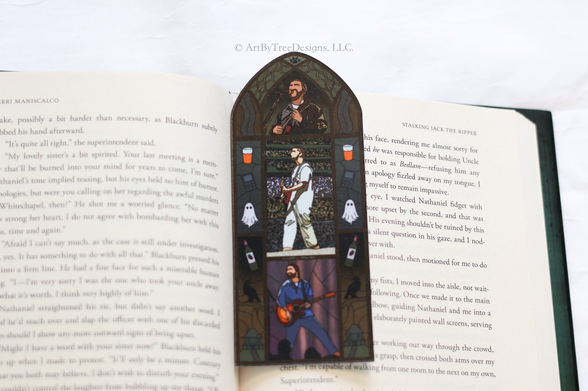 We'll All Be Here Forever Stained Glass Bookmark