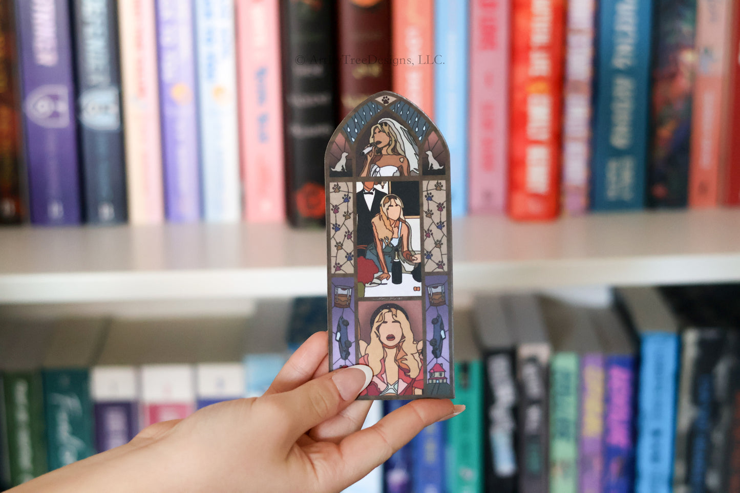 Man's Best Friend Stained Glass Bookmark