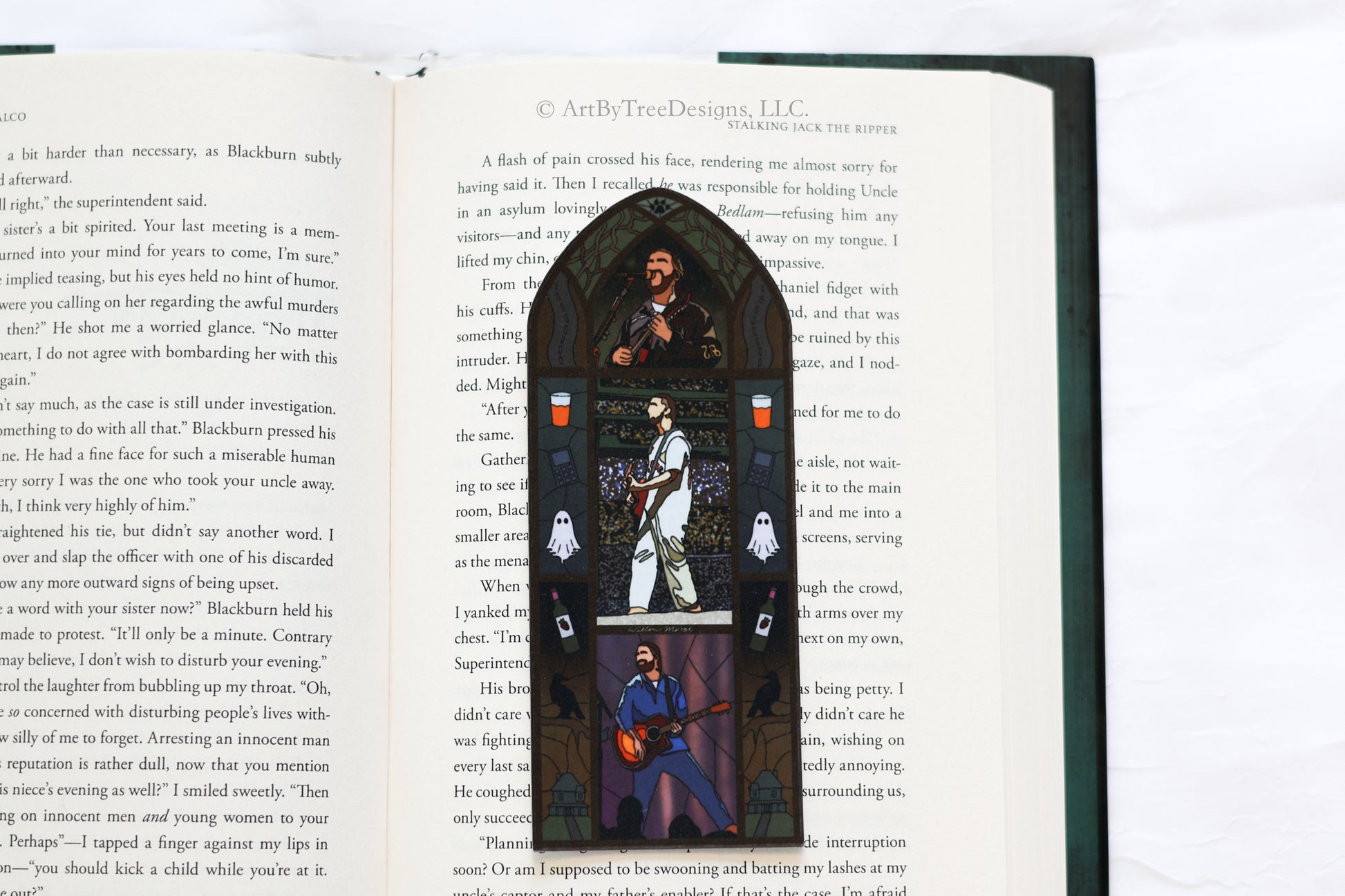 We'll All Be Here Forever Stained Glass Bookmark
