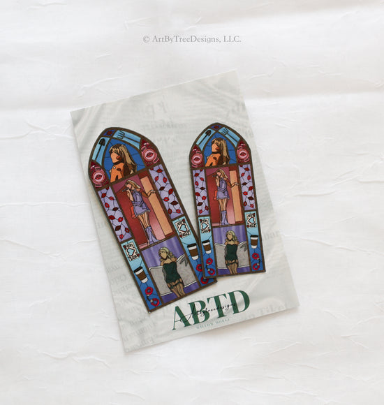 Short & Sweet Stained Glass Sticker