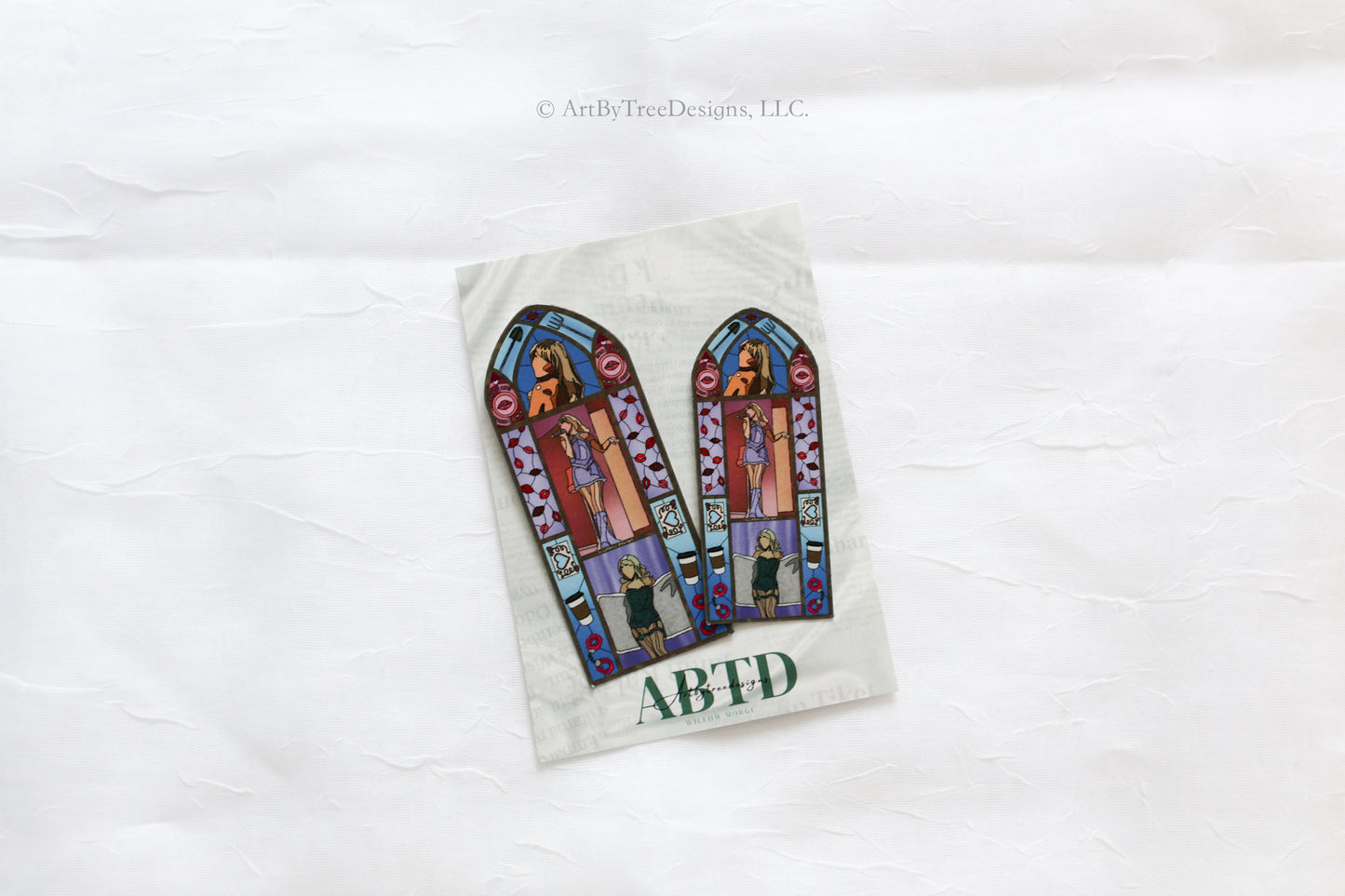 Short & Sweet Stained Glass Sticker