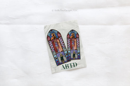 Short & Sweet Stained Glass Sticker