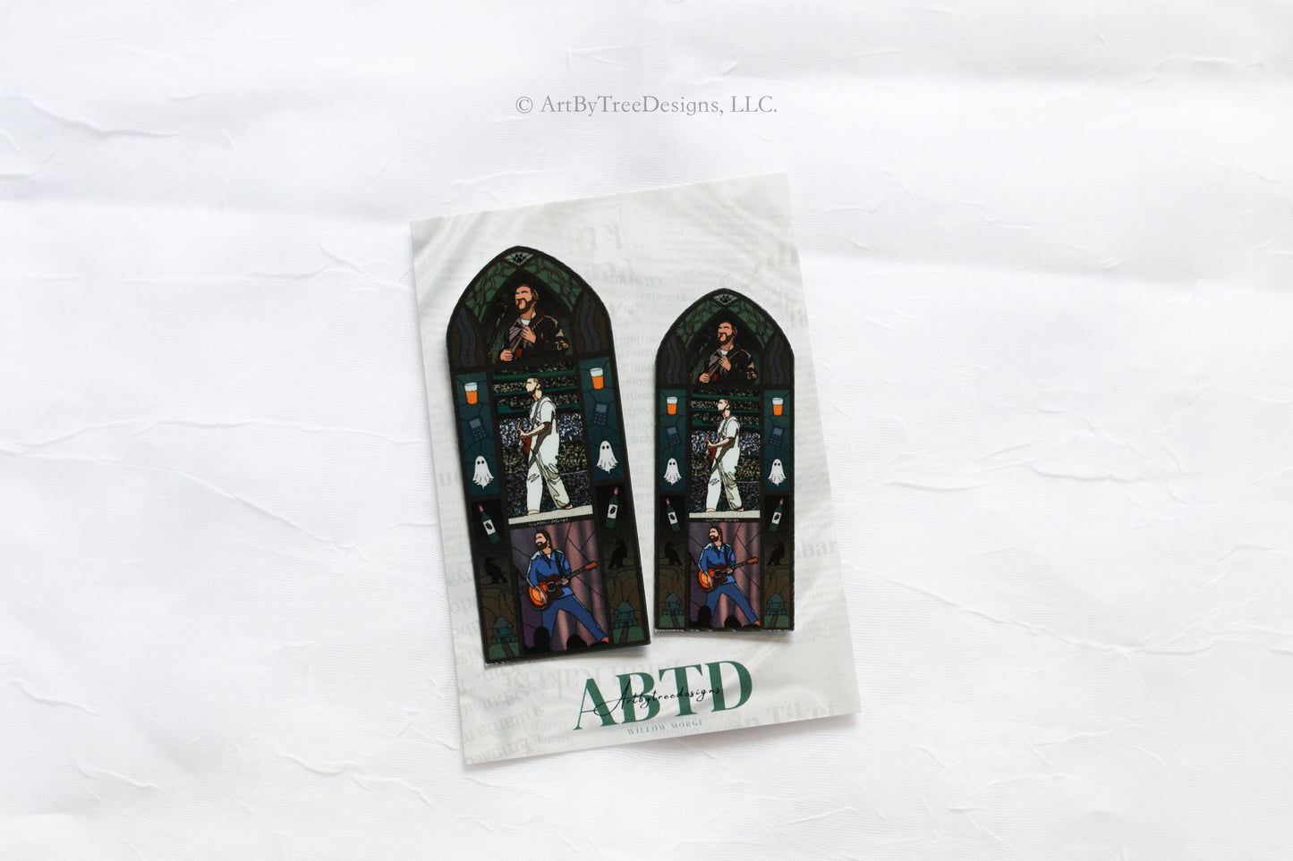 We'll All Be Here Forever Stained Glass Sticker