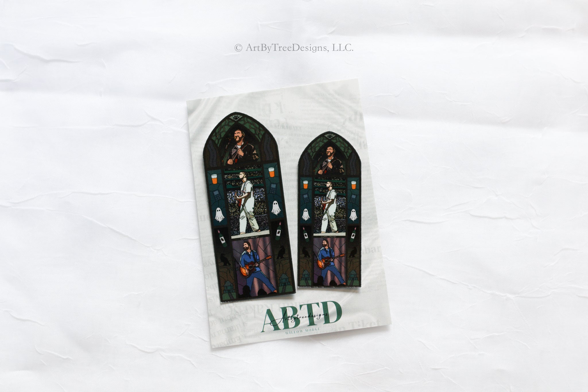 We'll All Be Here Forever Stained Glass Sticker