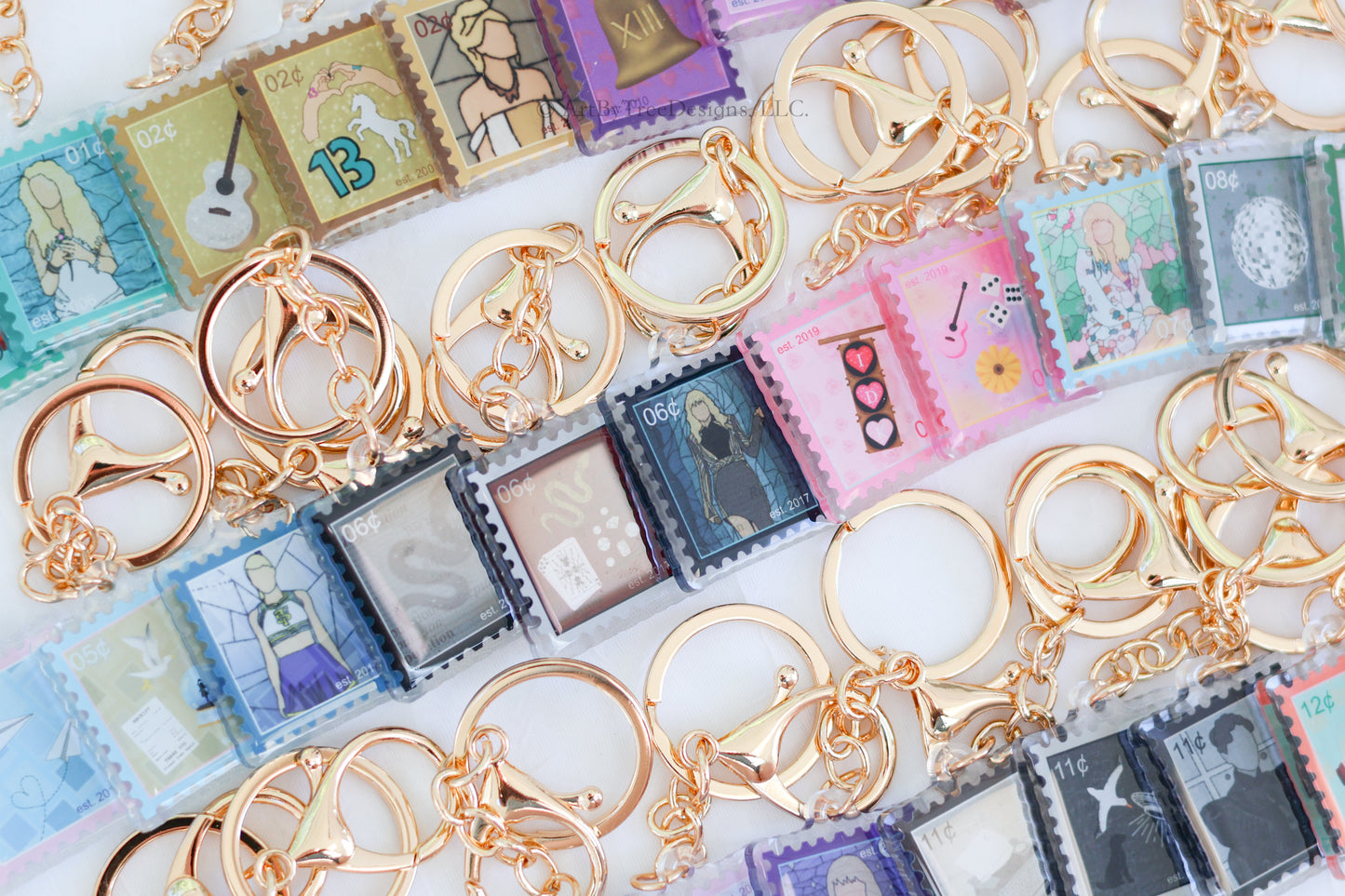 Eras Stamps Acrylic Keychain Blind Box