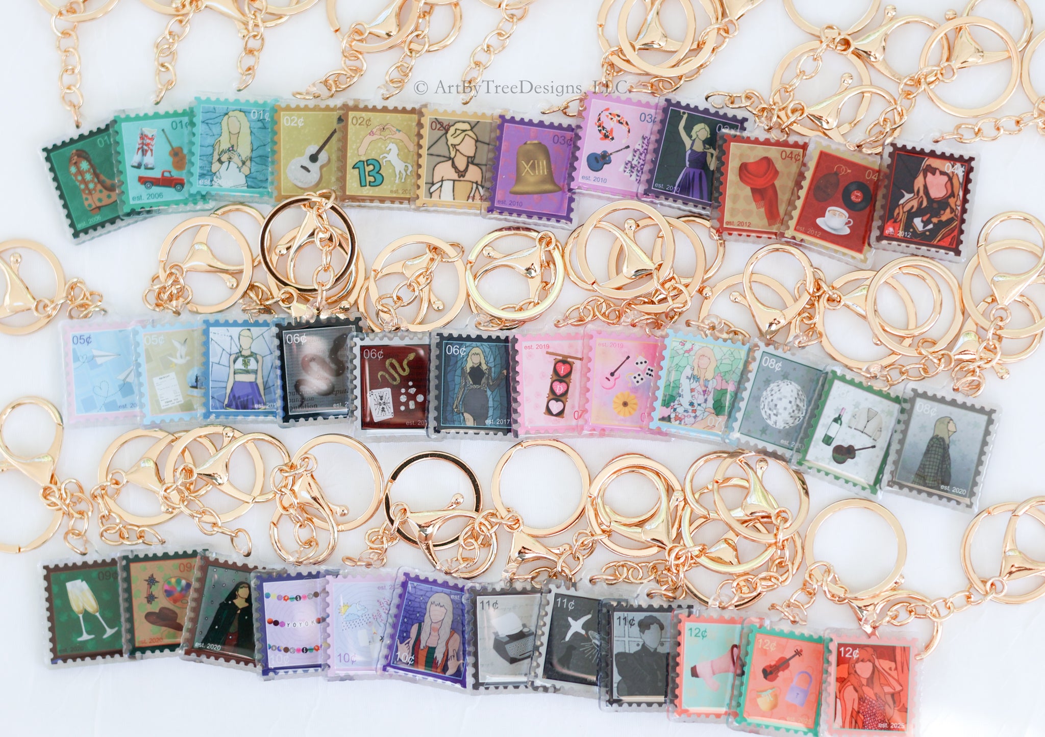 Eras Stamps Acrylic Keychain Blind Box