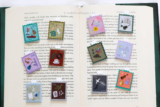 Eras Stamps Magnetic Bookmarks Version 2