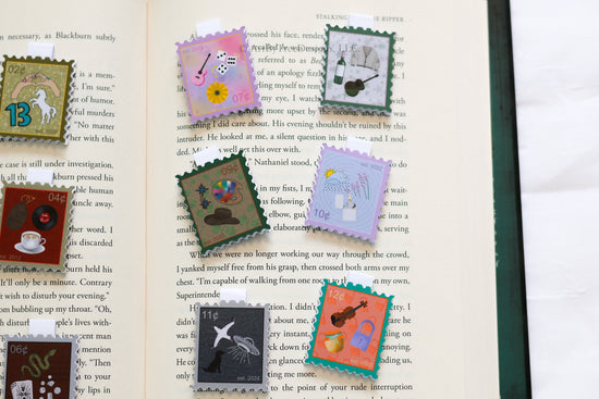 Eras Stamps Magnetic Bookmarks Version 2