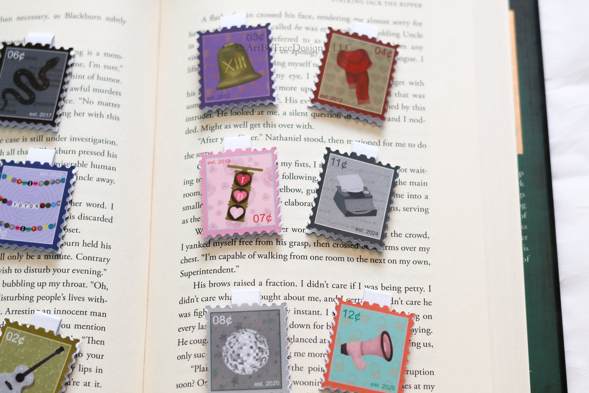 Eras Stamps Magnetic Bookmarks Version 1