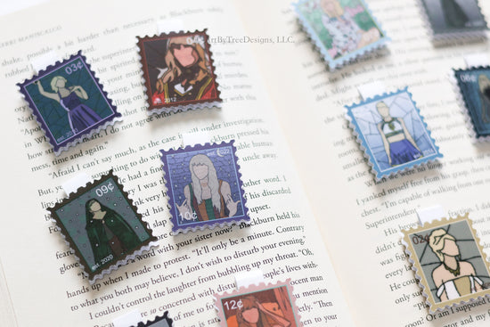 Eras Stamps Magnetic Bookmarks Version 3