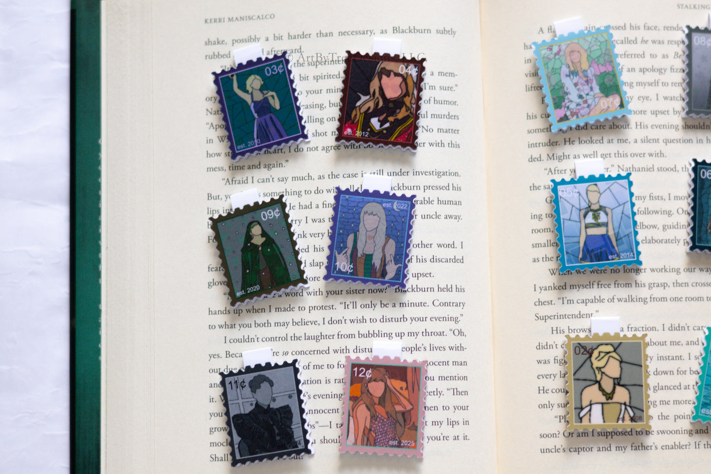Eras Stamps Magnetic Bookmarks Version 3