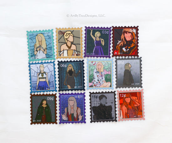 Eras Stamps Fridge Magnets Version 3