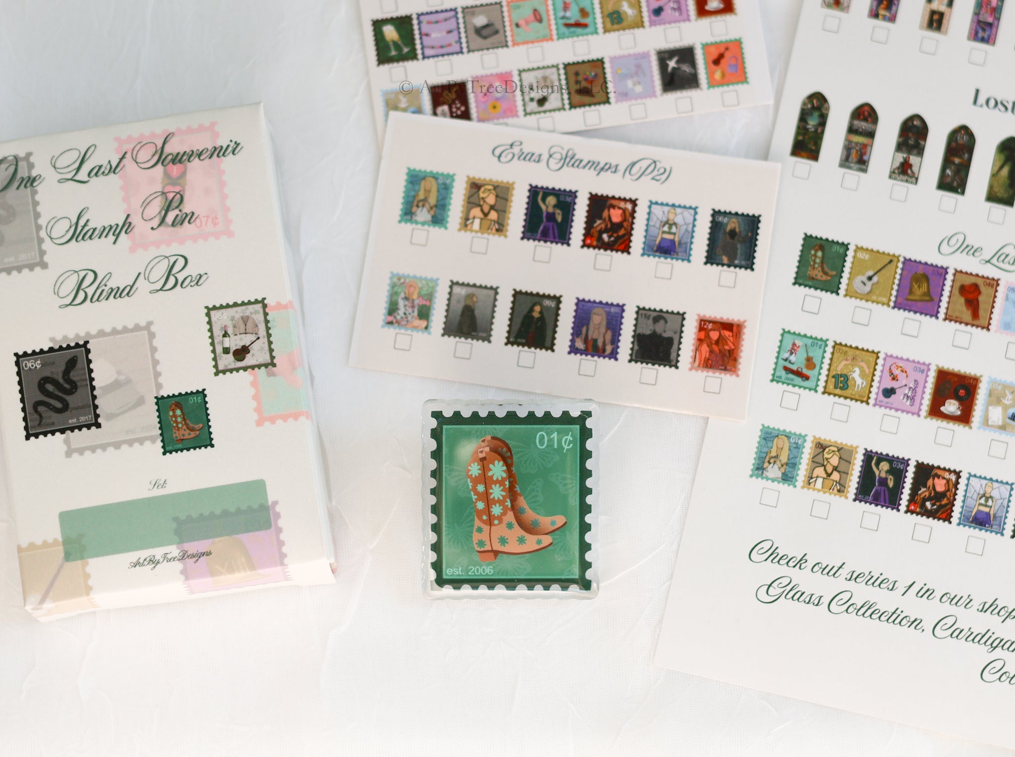 Eras Stamps Acrylic Pin Blind Box
