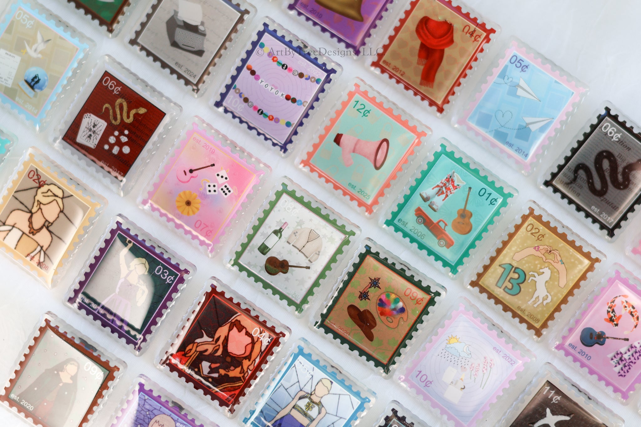 Eras Stamps Acrylic Pin Blind Box