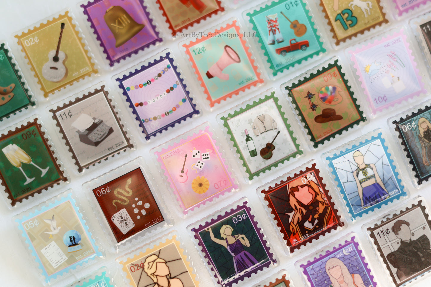 Eras Stamps Acrylic Pin Blind Box