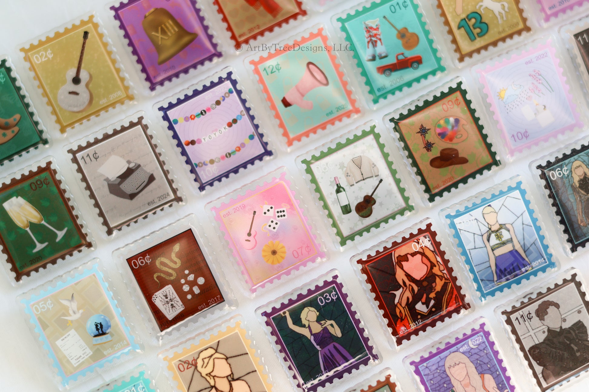 Eras Stamps Acrylic Pin Blind Box