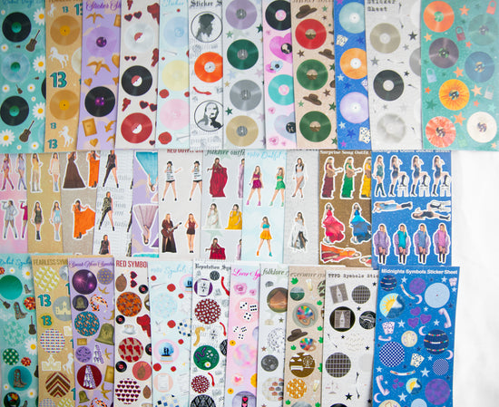 Eras Sticker Sheet VAULT- 34 Sheets