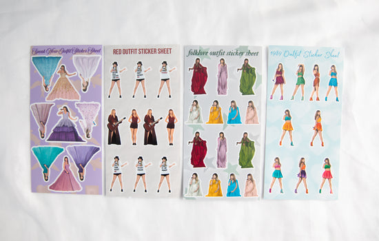 Eras Outfit Sticker Sheet