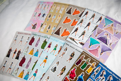 Eras Outfit Sticker Sheet