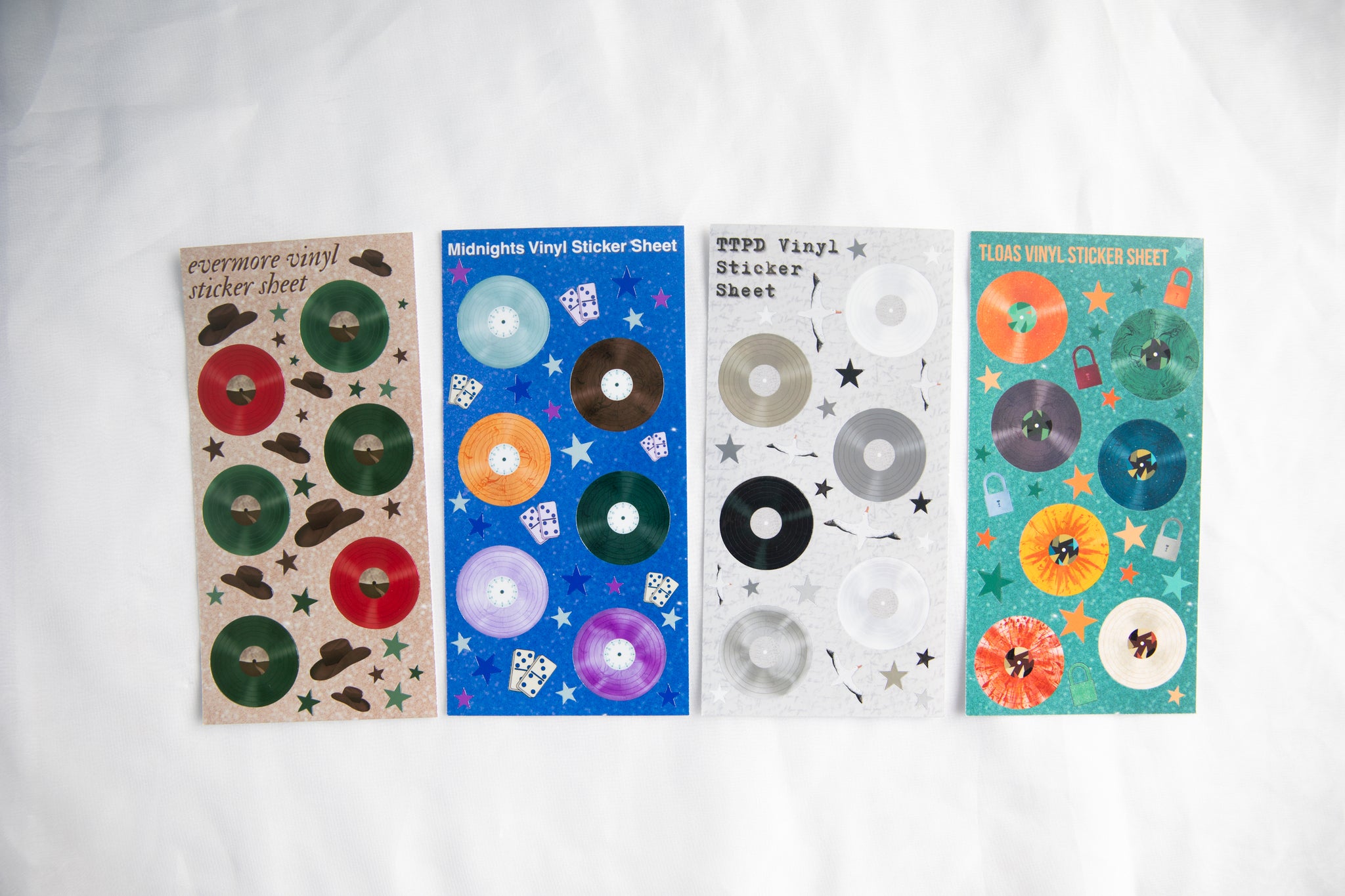 Eras Vinyl Variant Record Sticker Sheets