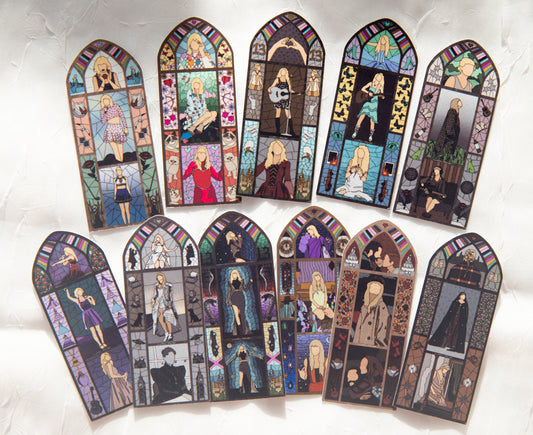 2.5" Stained Glass Eras Sticker Vault