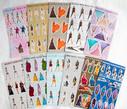 Eras Sticker Sheet VAULT- 34 Sheets