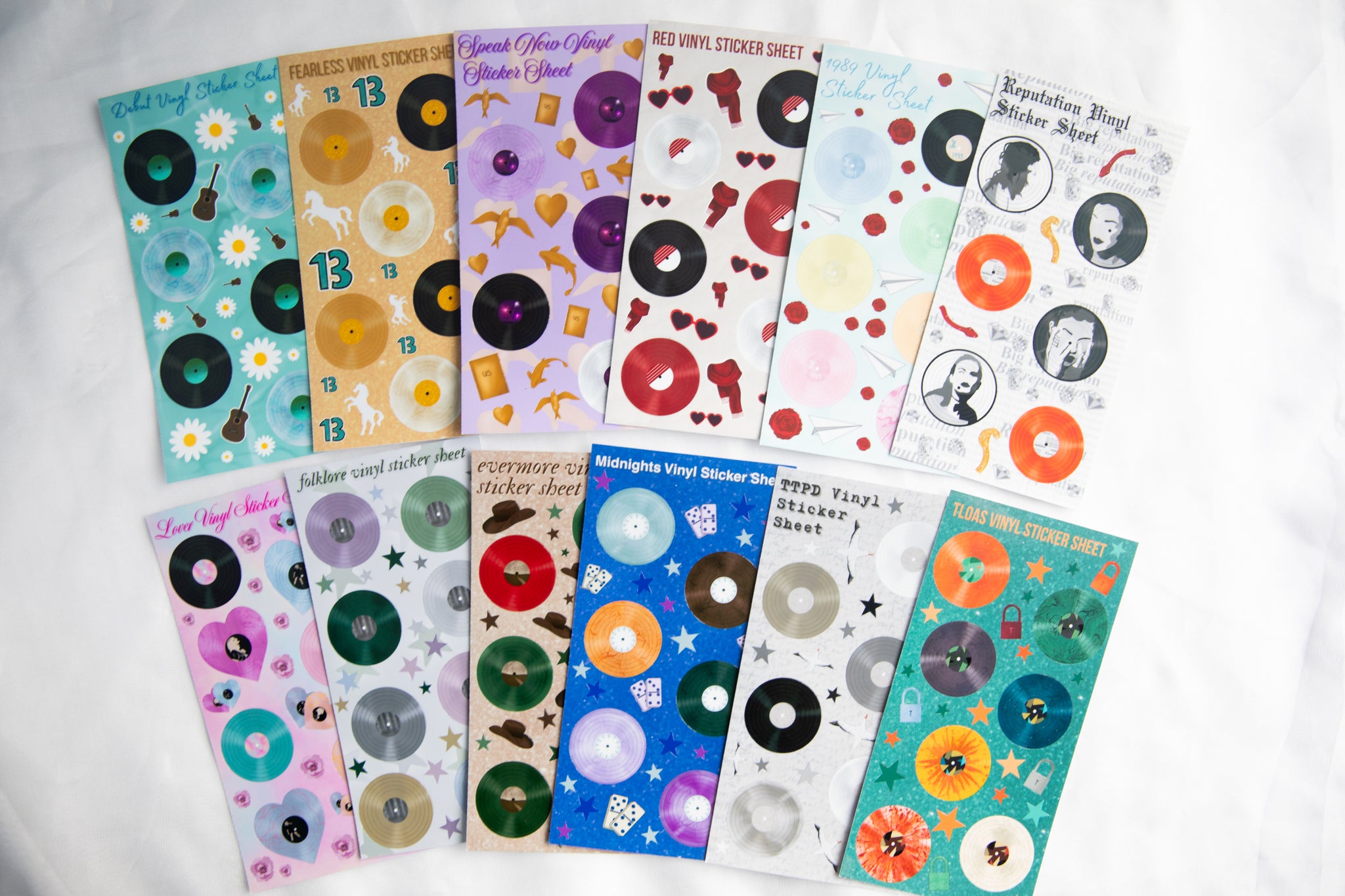 Eras Sticker Sheet VAULT- 34 Sheets